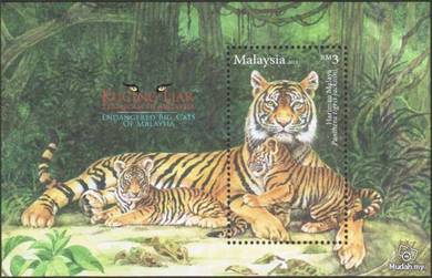2013 Endangered Big Cats Of Malaysia Stamp MS UM