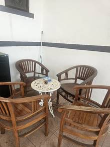 4 Teak Wood  Grade A Chairs 