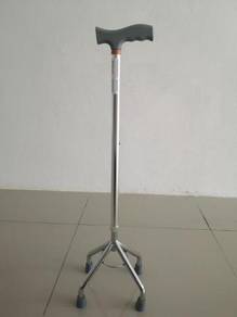 Quad cane small base tongkat 4 kaki Perai