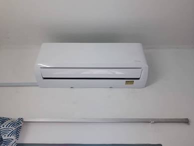Aircond Midea 1hp siap pemasangan S180