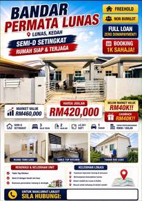 Semi-Detached House For Sale in Lunas,KDH