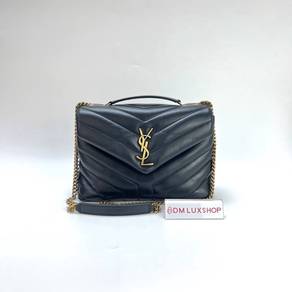 Preloved YSL Black Small Lou Lou GHW