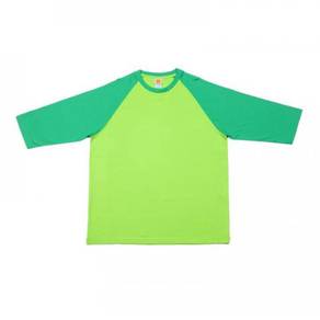 Raglan T-shirt 3/4 Sleeve Oren Sport CT 5613 Green