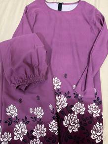 baju kurung purple