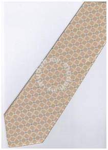 EBR10 Beige Blue Quality Striped Formal Neck Tie