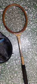 Wood Squash Racquet 70s 80s classic retro vintage