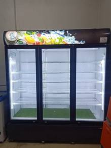 3 door glass chiller x 2unit