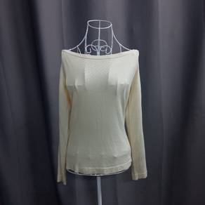 Burberry Off Shoulder Fine Knitwear