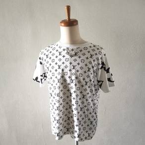 Louis Vuitton Black/White Monogram Cotton T-Shirt