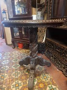 Blackwood Mother of Pearl Inlay Round Table