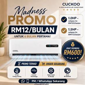 Promosi Aircond Bulanan Ansuran AC101