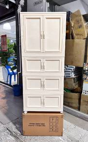 Storage Cabinet 3 Layer 1 Double Door 
