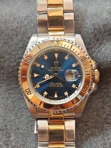 Tudor Mini Sub 2 Tone Swiss Diamond Indexes