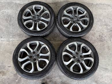 Rim original enkei mazda 16 inch fit alza bezza