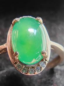 Glassy Ice Light Green Natural Burma Jadeite Jade