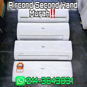 Used Aircond Second Hand Murah 1hp-5hp T181025