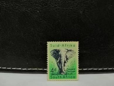 1959 South Africa Stamp Elephant Animal