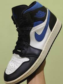 Nike Air Jordan 1 Mid Racer Blue White