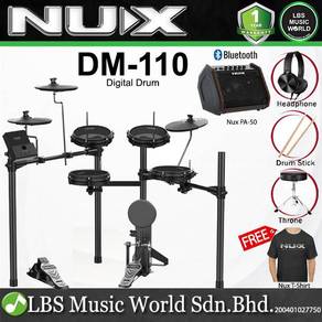 NUX DM-110 5 Piece Digital Electronic Drum Set
