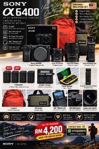 SONY A6400 Full  Package. Very New lightly used