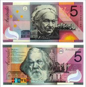 AUSTRALIA 5 DOLLARS 2001 Commemorative - P56