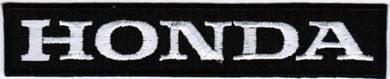Honda Text Logo WHITE #TB Motor Car Racing Patch