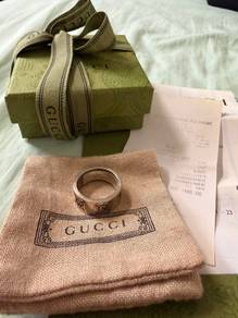 GUCCI GUCCIGHOST SKULL RING IN SILVER 9mm
