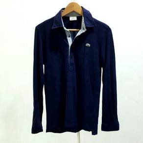 Lacoste Navy Blue Long Sleeve Polo Tee