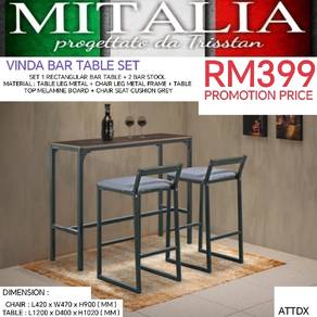 Bar Island Table Set | Bar Counter Set | Perabot