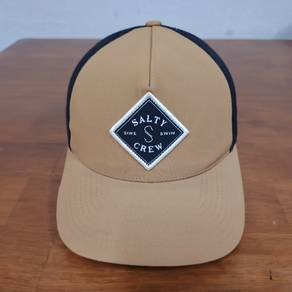 Salty Crew Fishing Snapback Cap
