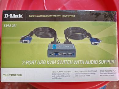 D-Link 2 port USB KVM Switch