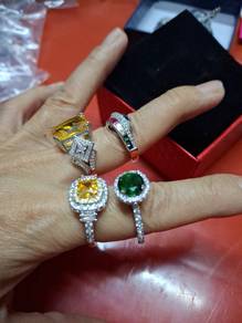 Sterling silver925 classic Luxury Fashion ring