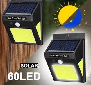 A4PCS x 60COB LED LiGHT SOLAR SENSOR WALL LAMP 🔥