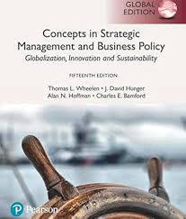 Concepts in Strategic Management and Business