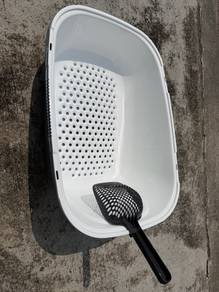Used Sifting Cat Litter Box Set
