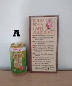 Christian Wall Plaque A - Happy Marriage