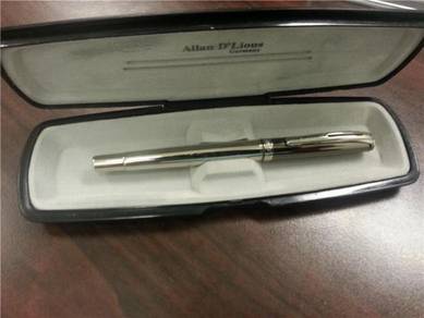 Allan D'Loius Silver BallPoint Stainless Steel Pen