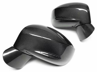 Nissan GTR R35 Side Mirror Cover Dry Carbon Lip