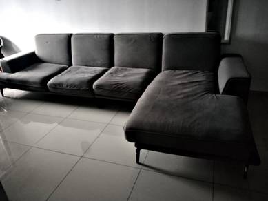 Sofa murah 4 SEATER SHAPE (L)