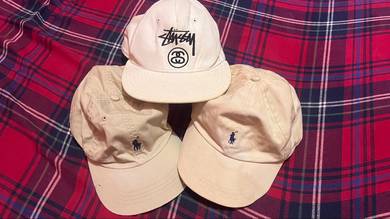 stussy and polo cap combo