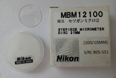 Nikon Eyepiece Micrometer 21mm