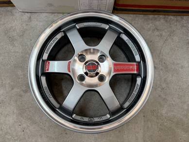 New rim 15x6.5jj volk rays te37 gunmetal/milling