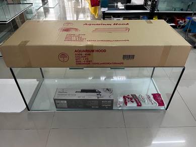 New 4ft Aquarium Fish Tank+Cover+Filter OMT-048