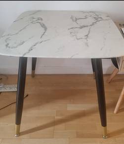 Real marblestone dining table 80×80cm 4 seaters/He
