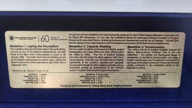 comerative coin 60 years BNM 