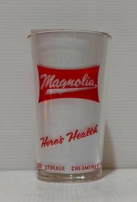 Gelas Magnolia Here's Health Old Glass Cup