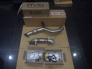 RV6 Catted Downpipe With Front Pipe FK8 FL5 Type R
