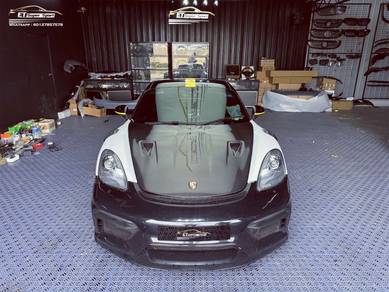 Porsche 718 Bonnet Fender Diffuser Carbon Bodykit