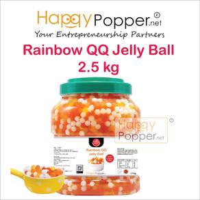 Rainbow QQ Jelly Ball Boba Topping Milk Tea 2.5kg