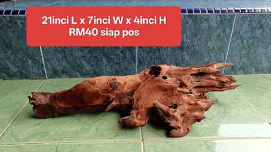 Aquarium driftwood jenis kayu merah